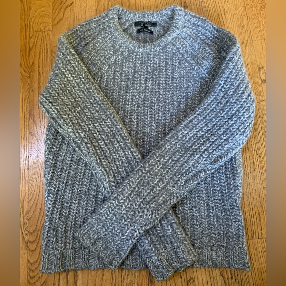Rag & Bone cashmere gray sweater XS